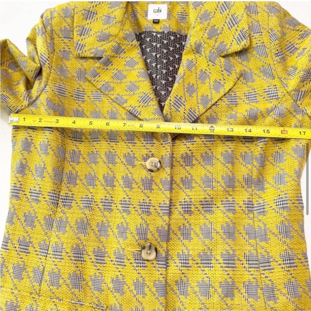 Cabi Regency Coat Womens Size Small Houndstooth Structured Feminine Jacket 3491 - Picture 9 of 12